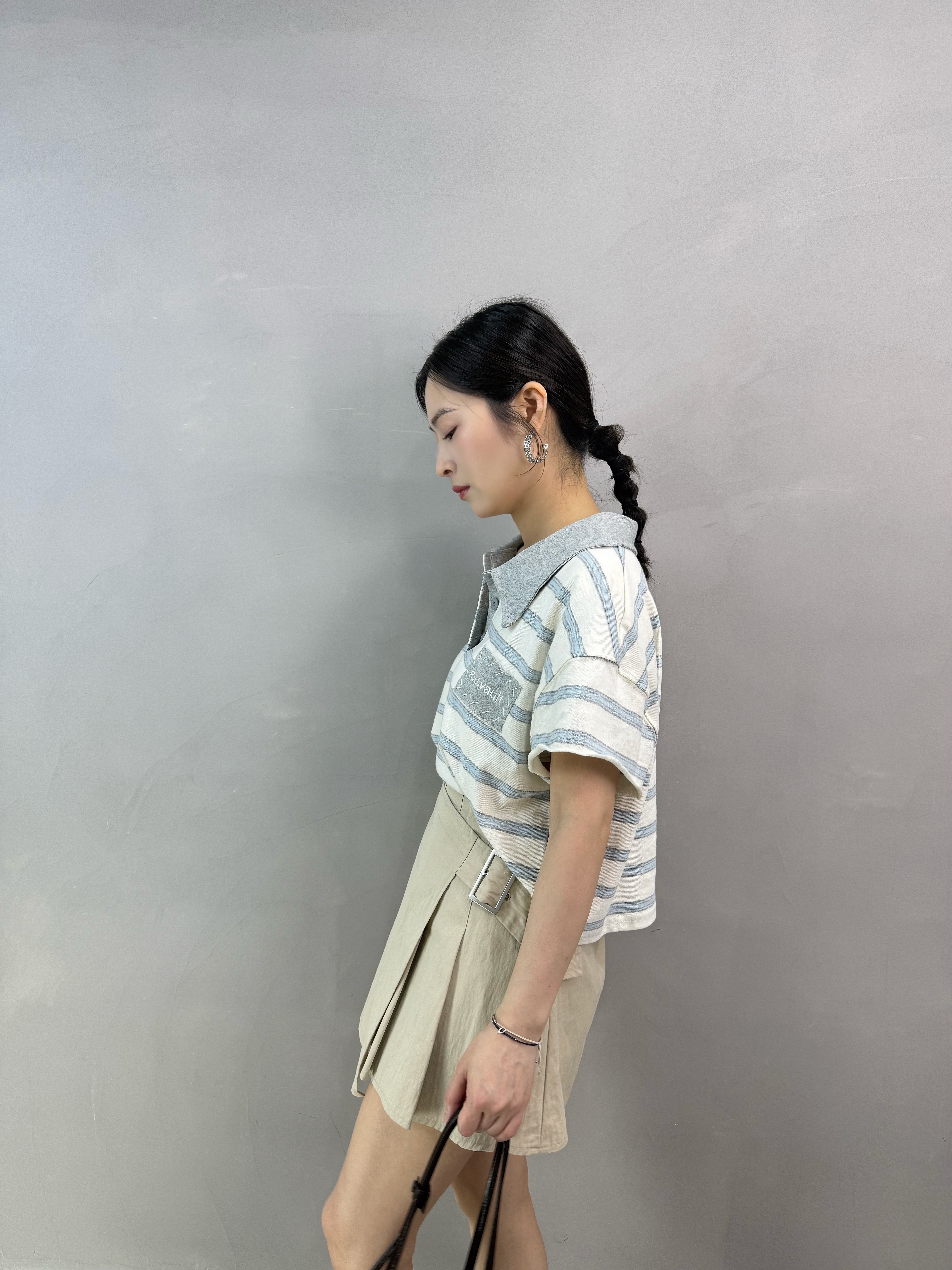 Q74 車章橫間polo tee