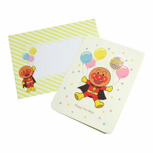 [現貨] [日本直送] 麵包超人 生日咭 {TF787479}