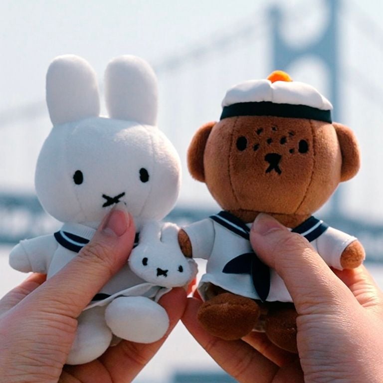新貨到店 [韓國直送] Miffy in Busan釜山限定 水手服公仔掛件 (Miffy/Barbara)
