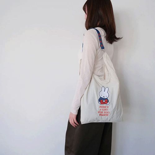 🆕【⭐訂購⭐】🌀 🇯🇵 日本直送 #Miffy 可拆卸肩帶 刺繡 單肩包/購物袋［3款選］🌀 [ELCD-0142][261019]