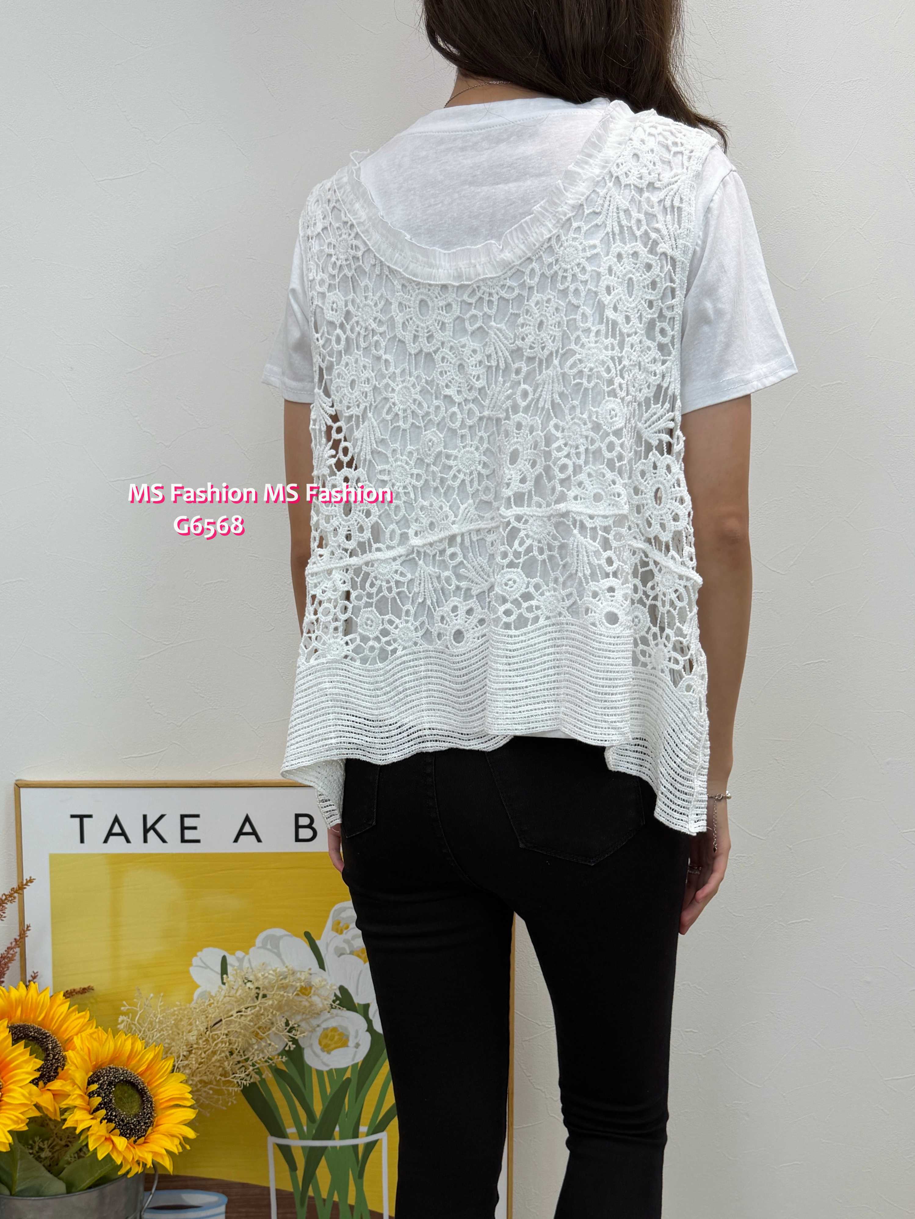 G6568 通花背心Top Set