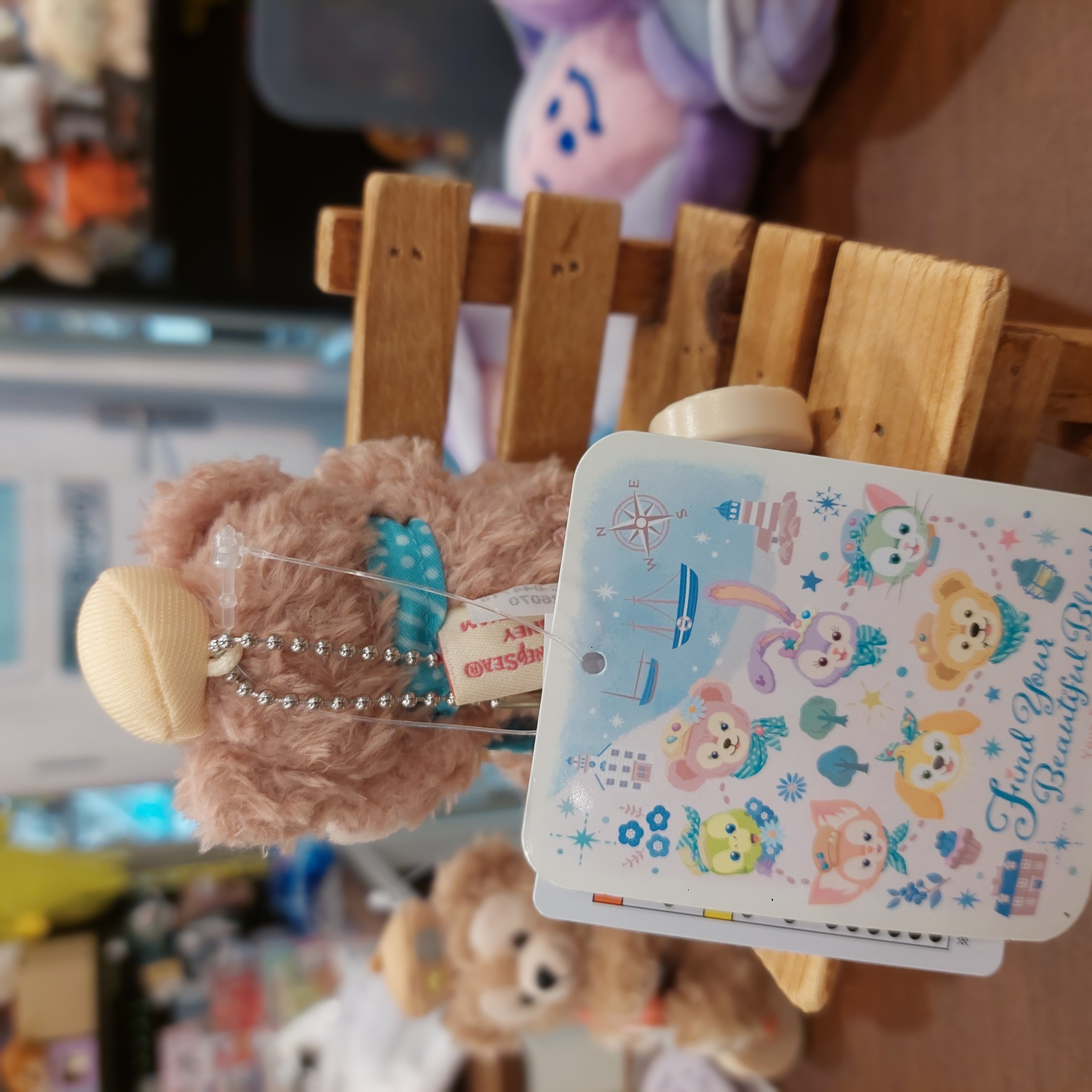 Disney Sea 限定 Duffy & ShellieMay 吊飾 Find your Beautiful Blues