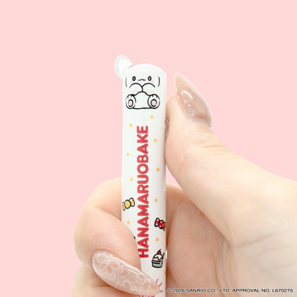 現貨｜Sanrio Hanamaruobake 花丸鬼鬼 日本製 mimi 2色 原子筆 (黑紅) 24520101