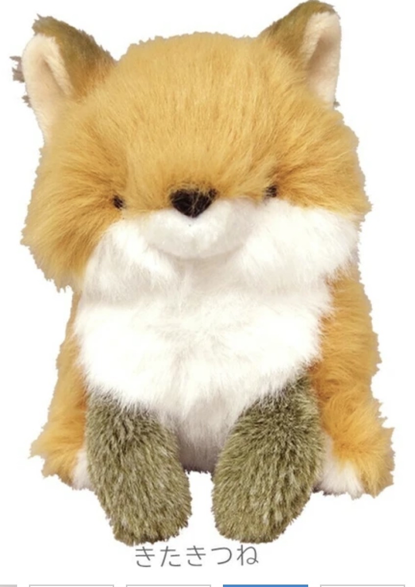 NAITO DESIGN動物毛絨玩具 - 狐狸
