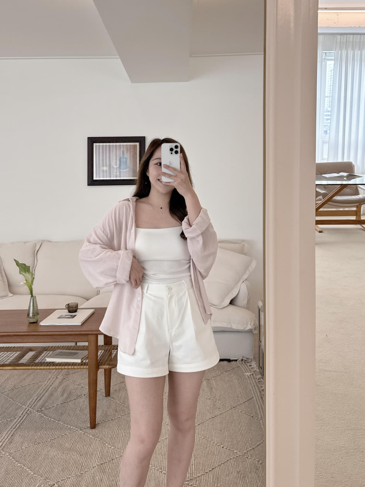 【上班/休閒】高級感法式寛版襯衫