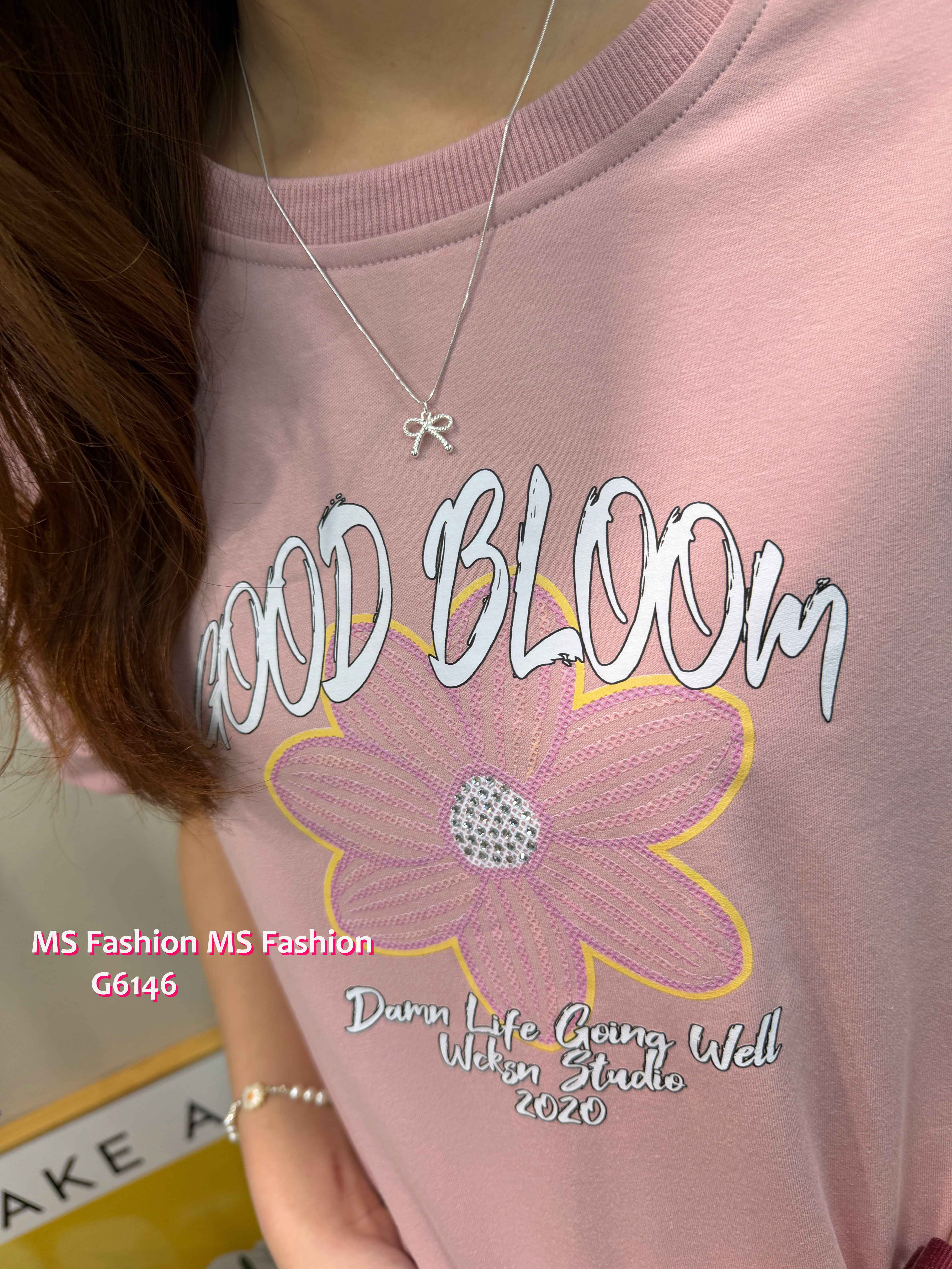 G6146 韓國🇰🇷花花字母top