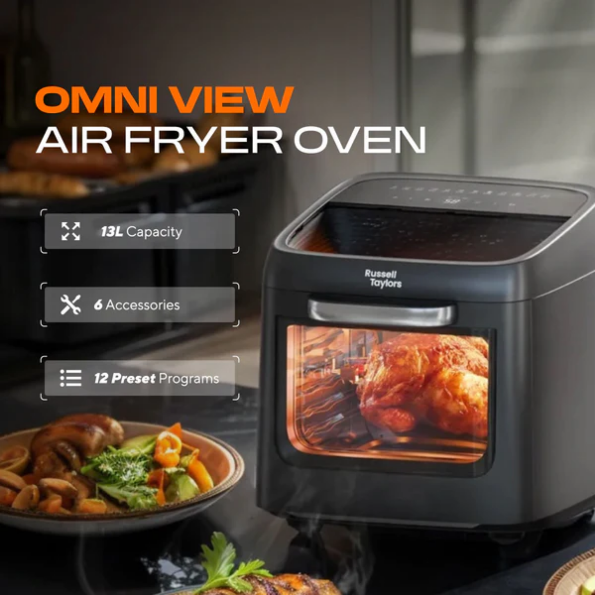 Russell Taylors 5.5L Large Air Fryer (AF-50)