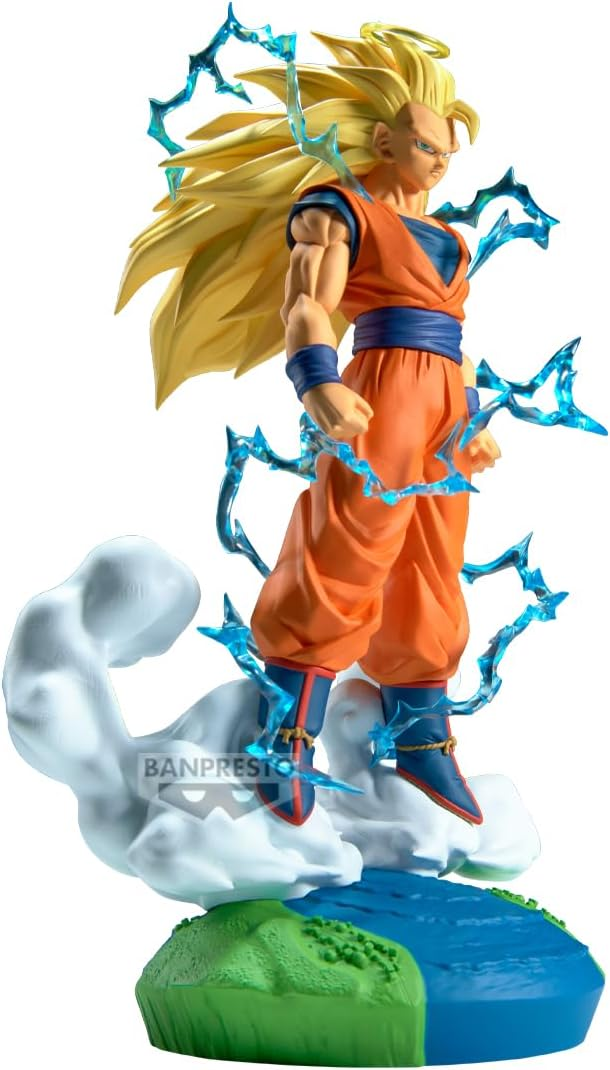 Banpresto, History Box Figure: Dragon Ball Z, Super Saiyan 3, Son Goku 景品  龍珠Z 超級撒亞人3 孫悟空