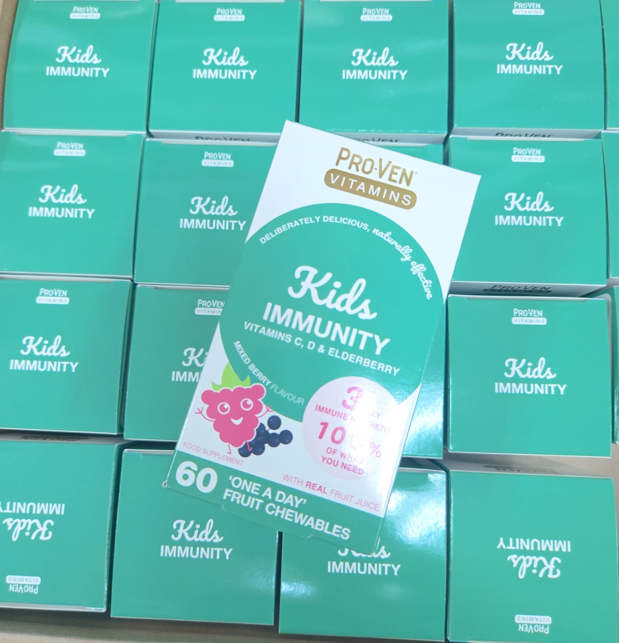 新品推薦🆕💚英國🇬🇧ProVen 兒童免疫維生素咀嚼片60粒  (現貨品)