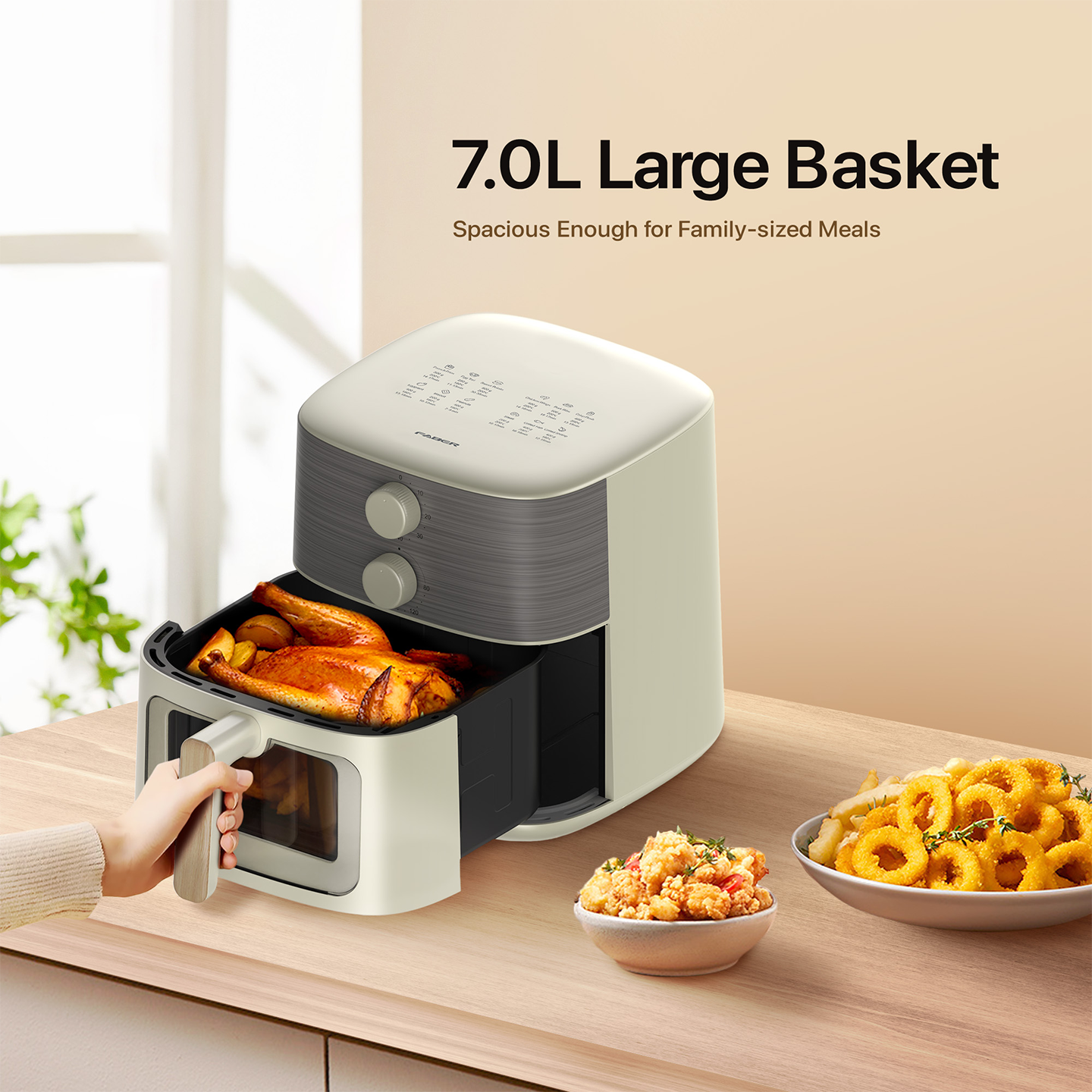 Faber 7.0L Pine Air Fryer FAF 7150WH