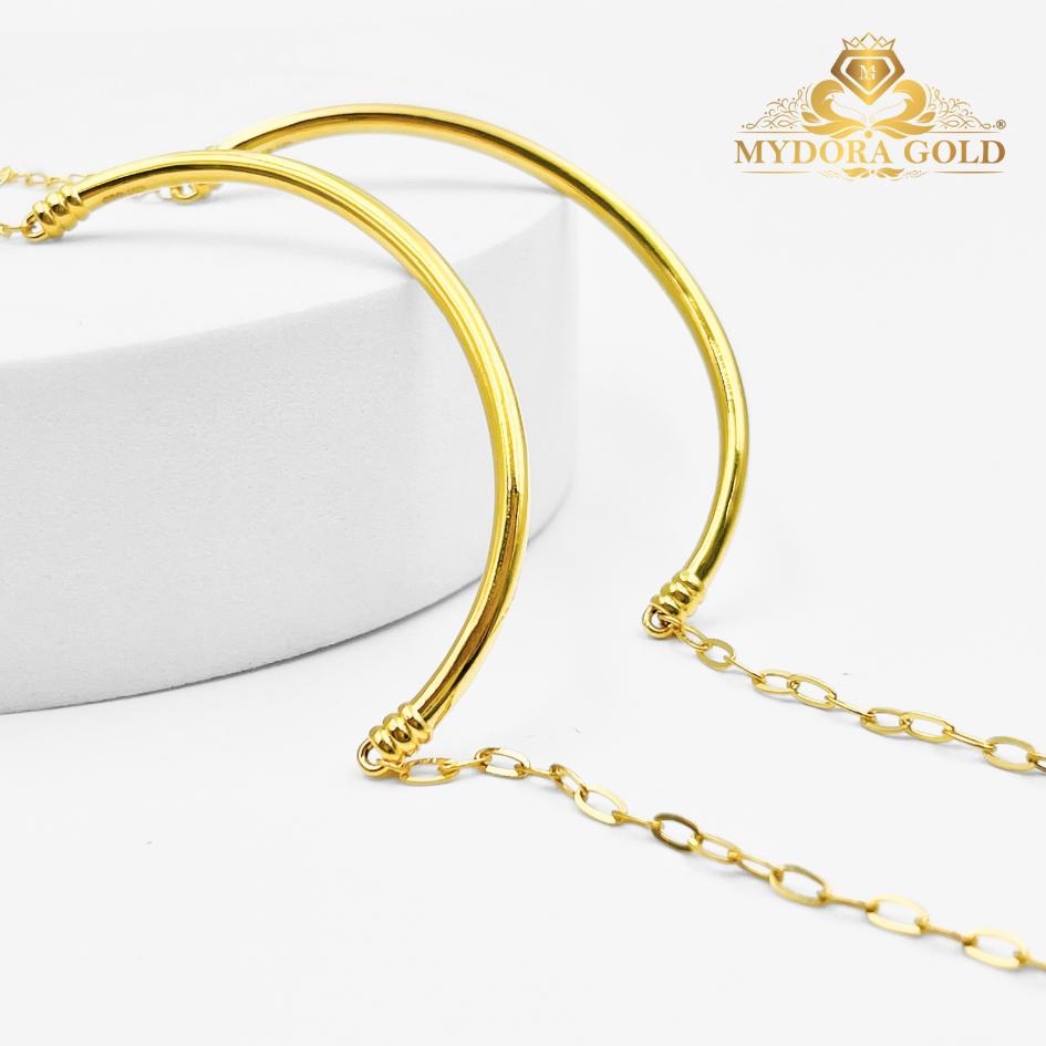 MYDORA Gelang Fesyen PDR Half Round EMAS 916/22k