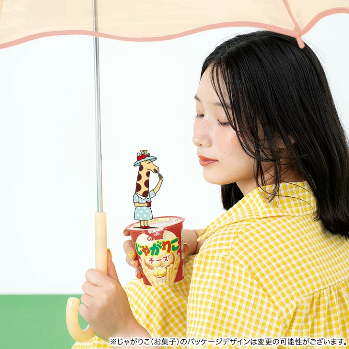 日本預訂📍日本WPC x Calbee長頸鹿波浪邊長遮 不包郵