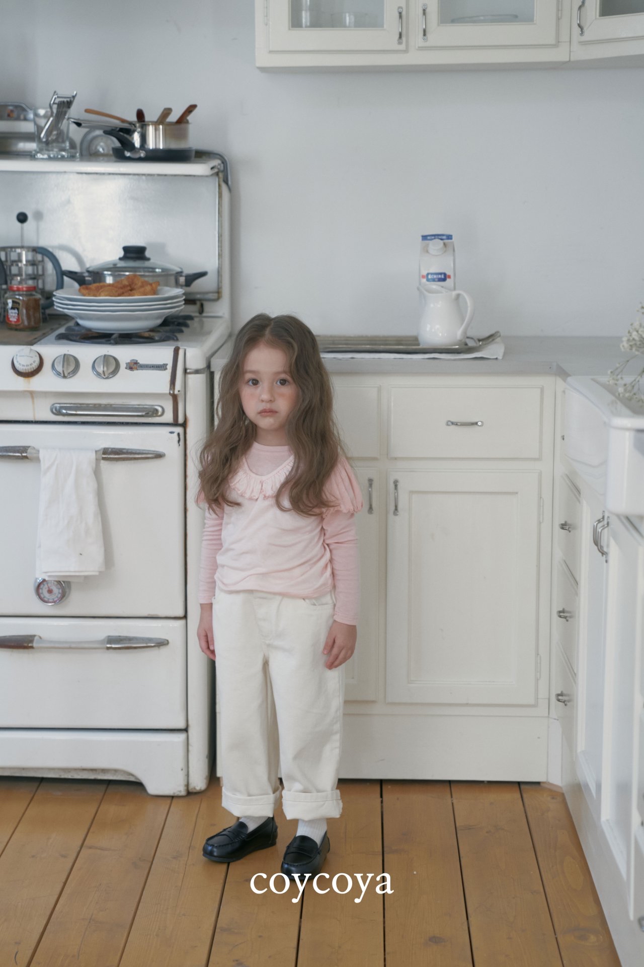 🌸預訂 韓國直送🌸🇰🇷COYCOYA兩色經典百搭直筒牛仔褲