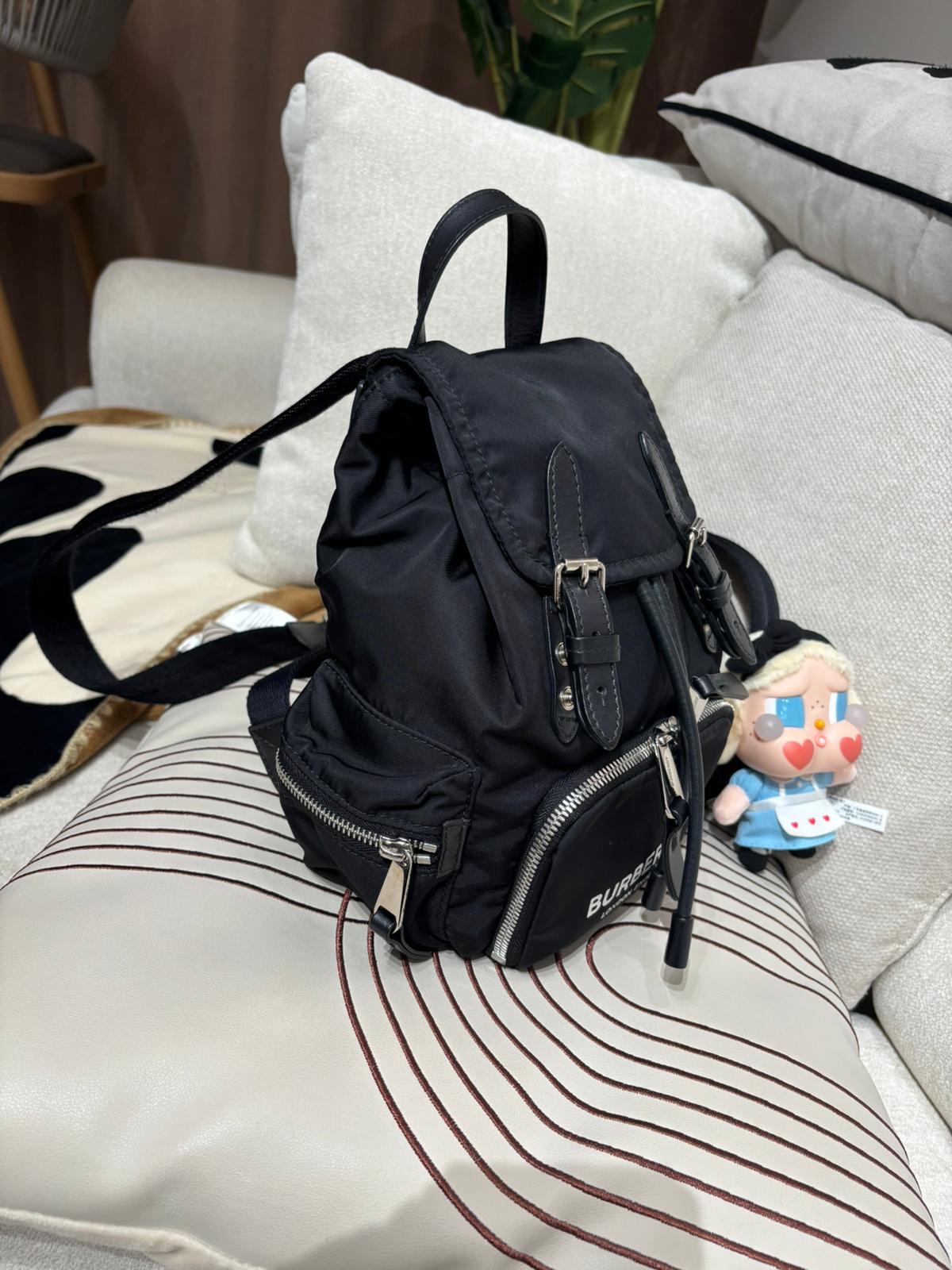 Burberry Nylon Mini Backpack Rucksack 100%Authentic,95%new