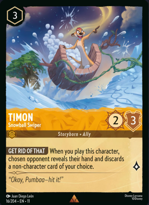 16/204 Timon – Snowball Swiper R