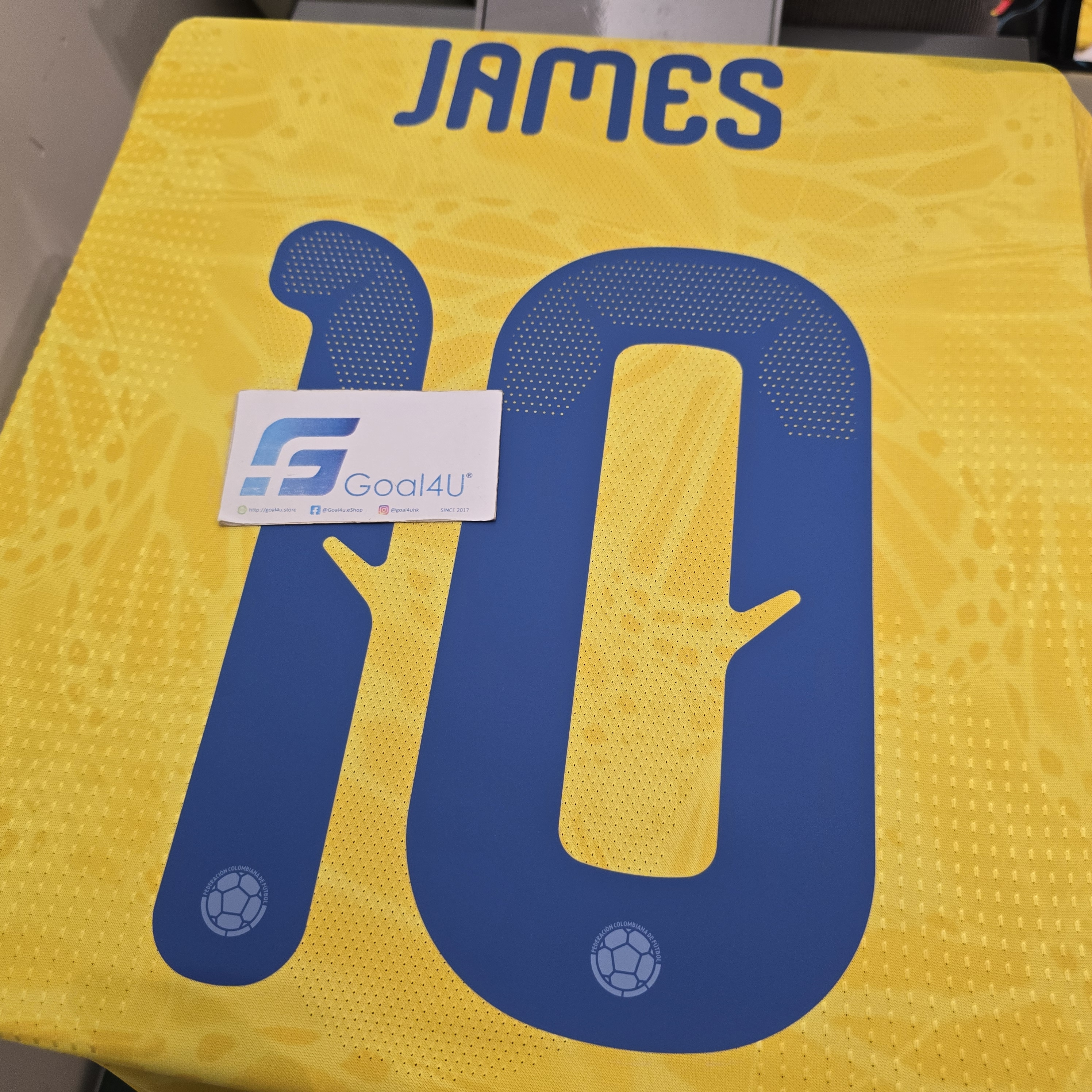 💛 Adidas Colombia 哥倫比亞 2025-26 主場球員版球衣 (可加印字章) JL6971