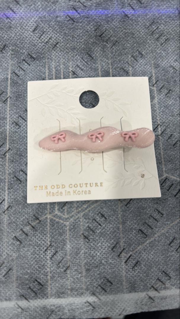 Triple Ribbon Bow Clip