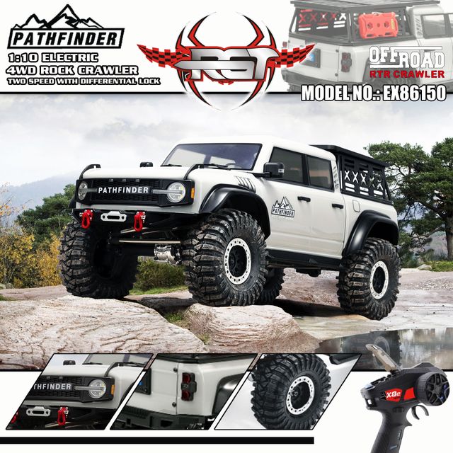 RGT PATHFINDER EX86150 攀爬車｜1:10 雙速＋門橋＋差速鎖｜香港模型專門店