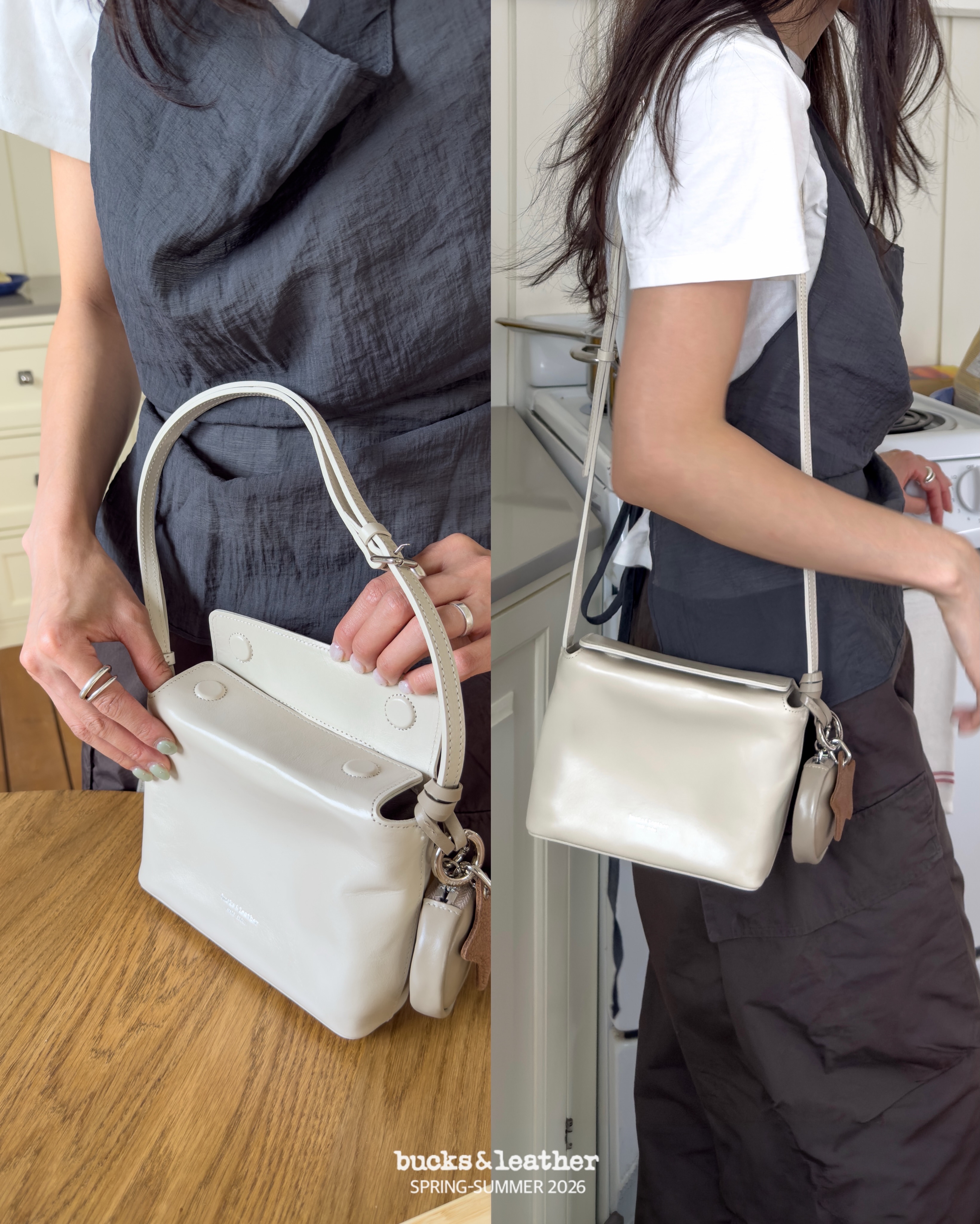【26SS】預訂_TV Bag By Bucks & leather