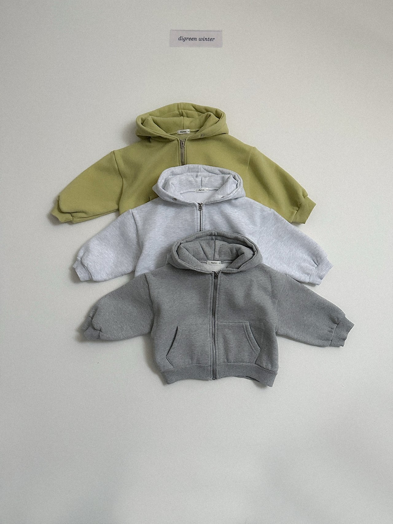 Digreen | Caramel Hood Zip-Up 