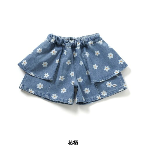 🆕【⭐訂購⭐】 🇯🇵日本直送🌀側面層疊邊 女童牛仔短褲［3款選］🌀[ELFA-0182][260723]