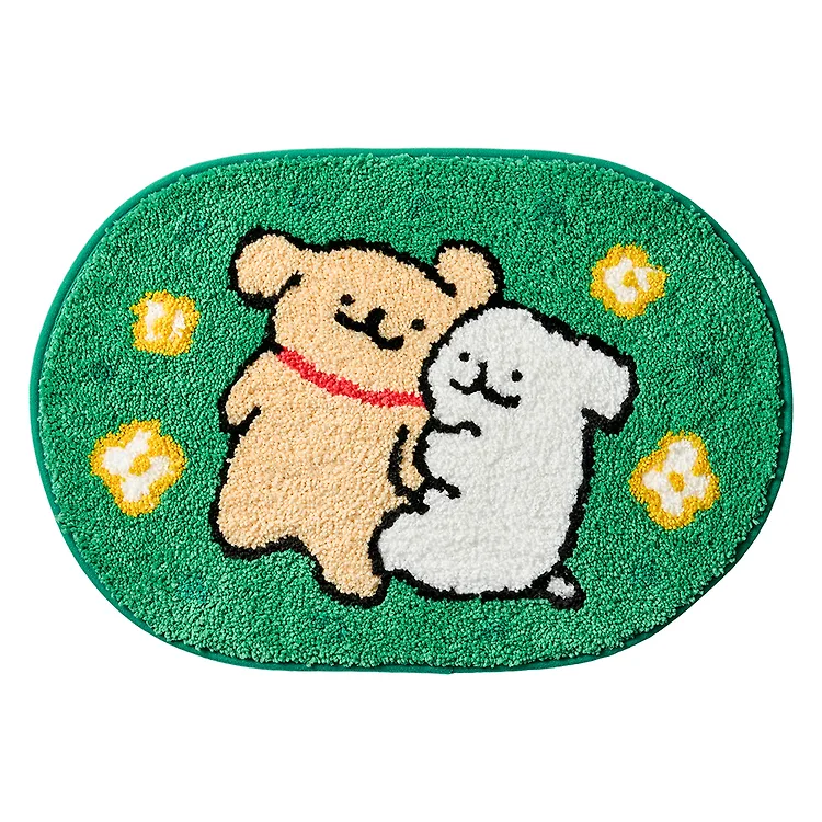 [Maltese & Retriever] Drowsy Afternoon Mini Rug