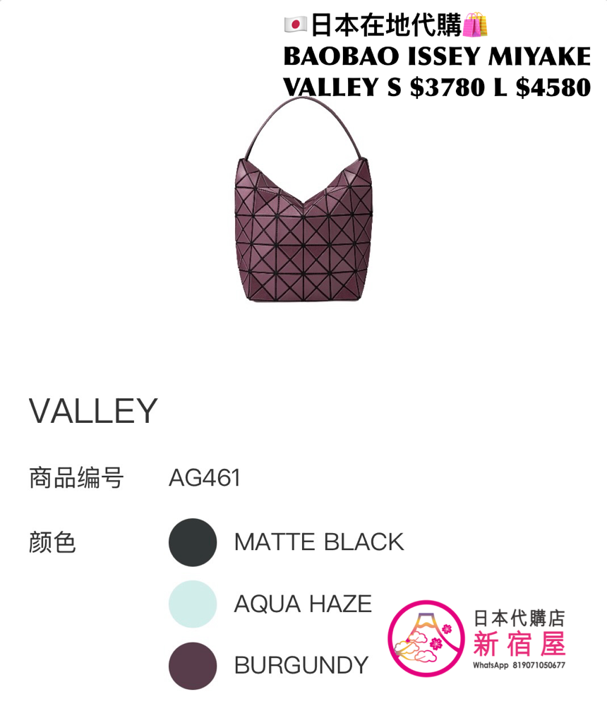 BAOBAO ISSEY MIYAKE VALLEY S/L