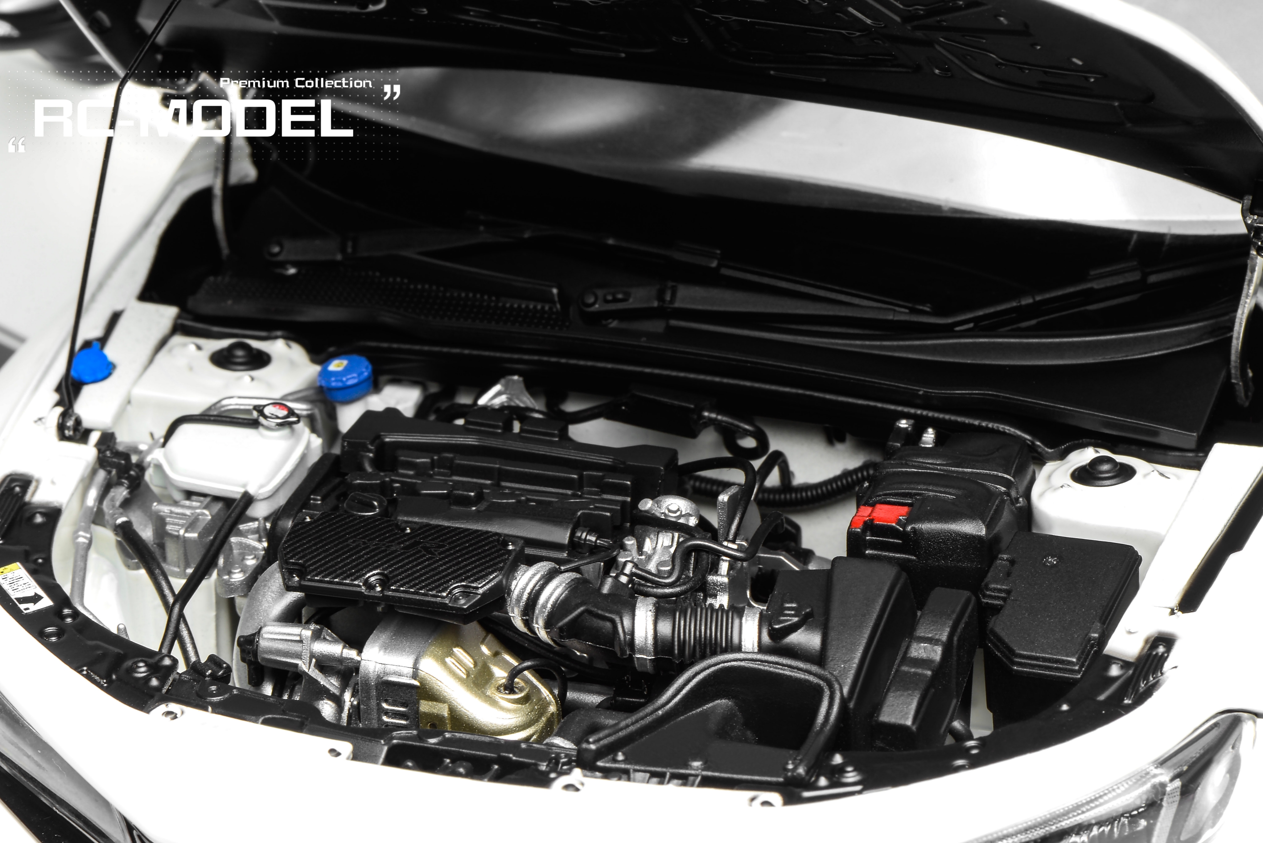 PRE-ORDER MOTORHELIX 1/18 Honda Civic TYPE R (FL5) HKS Livery *Championship White