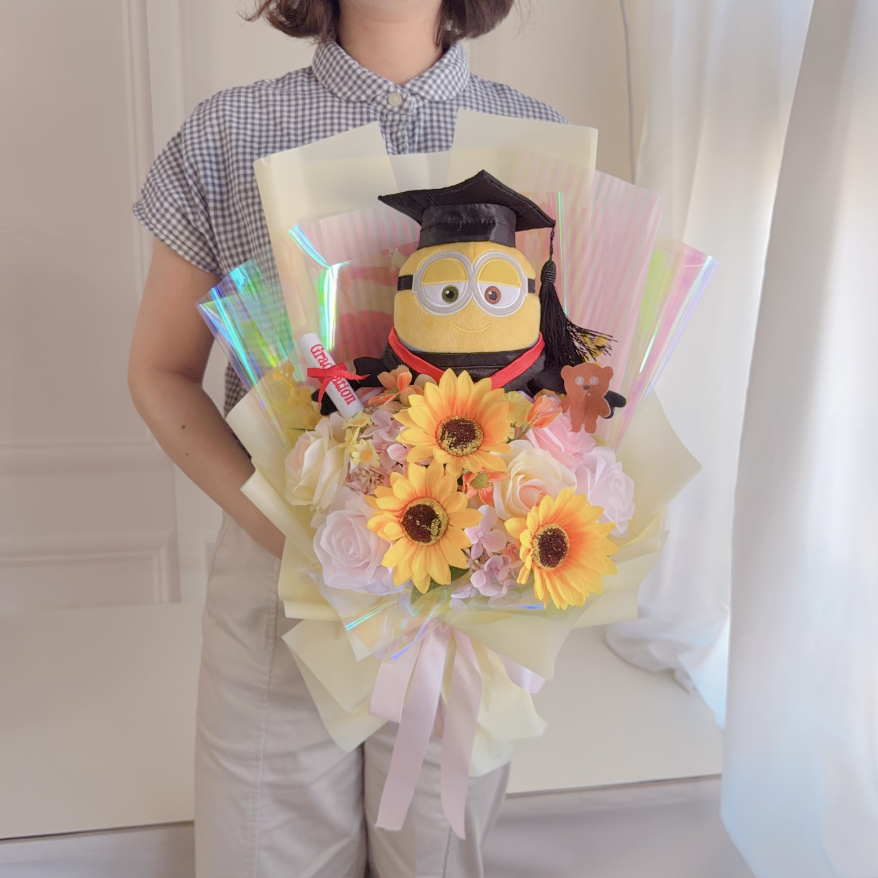 (現貨)Minions畢業花束