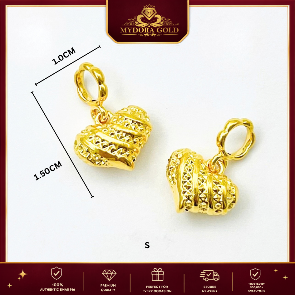 MYDORA Charm Puffed Love (5G) l EMAS 916/22K