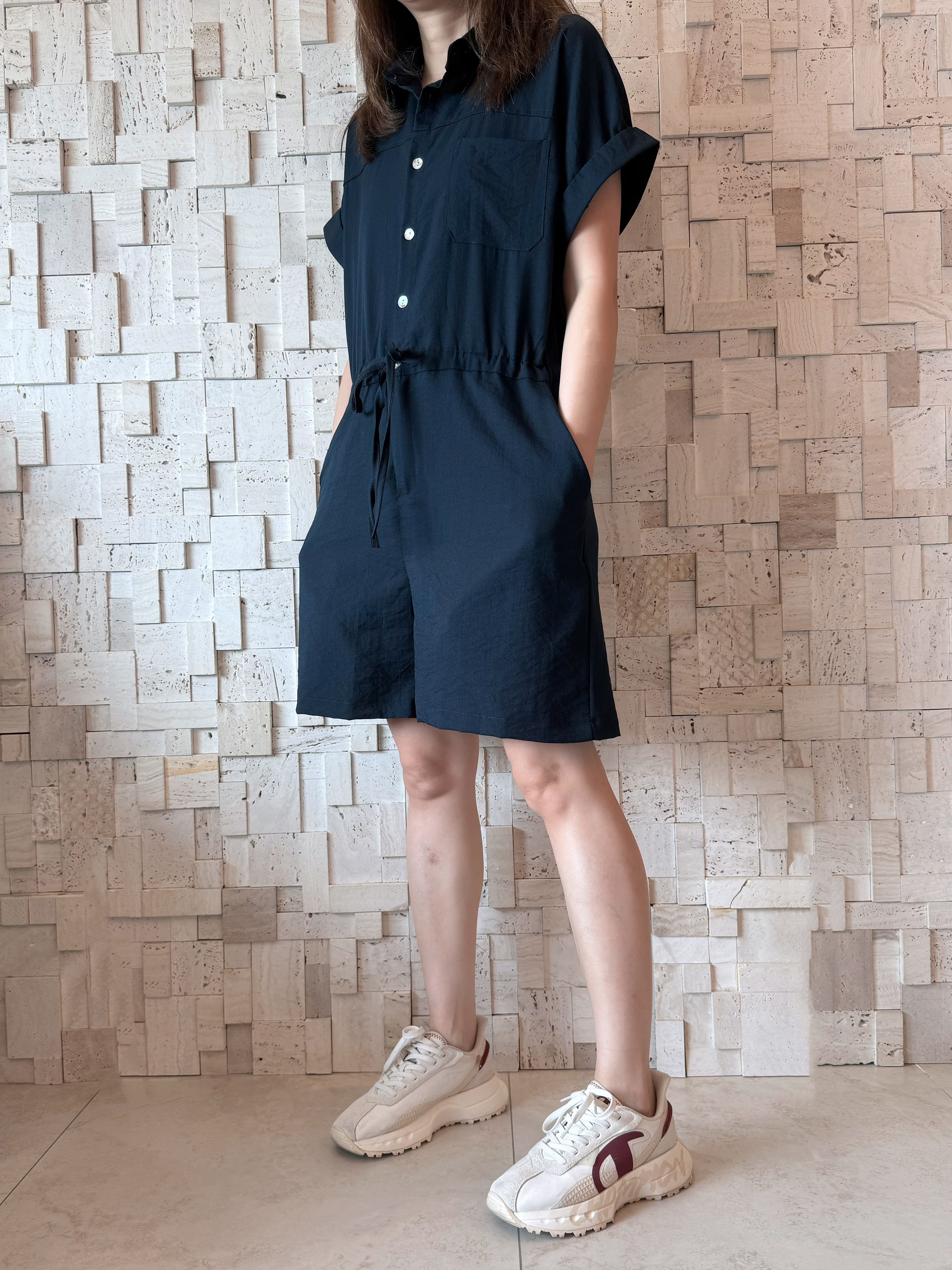 S00357 滑身梳織工人褲❣️