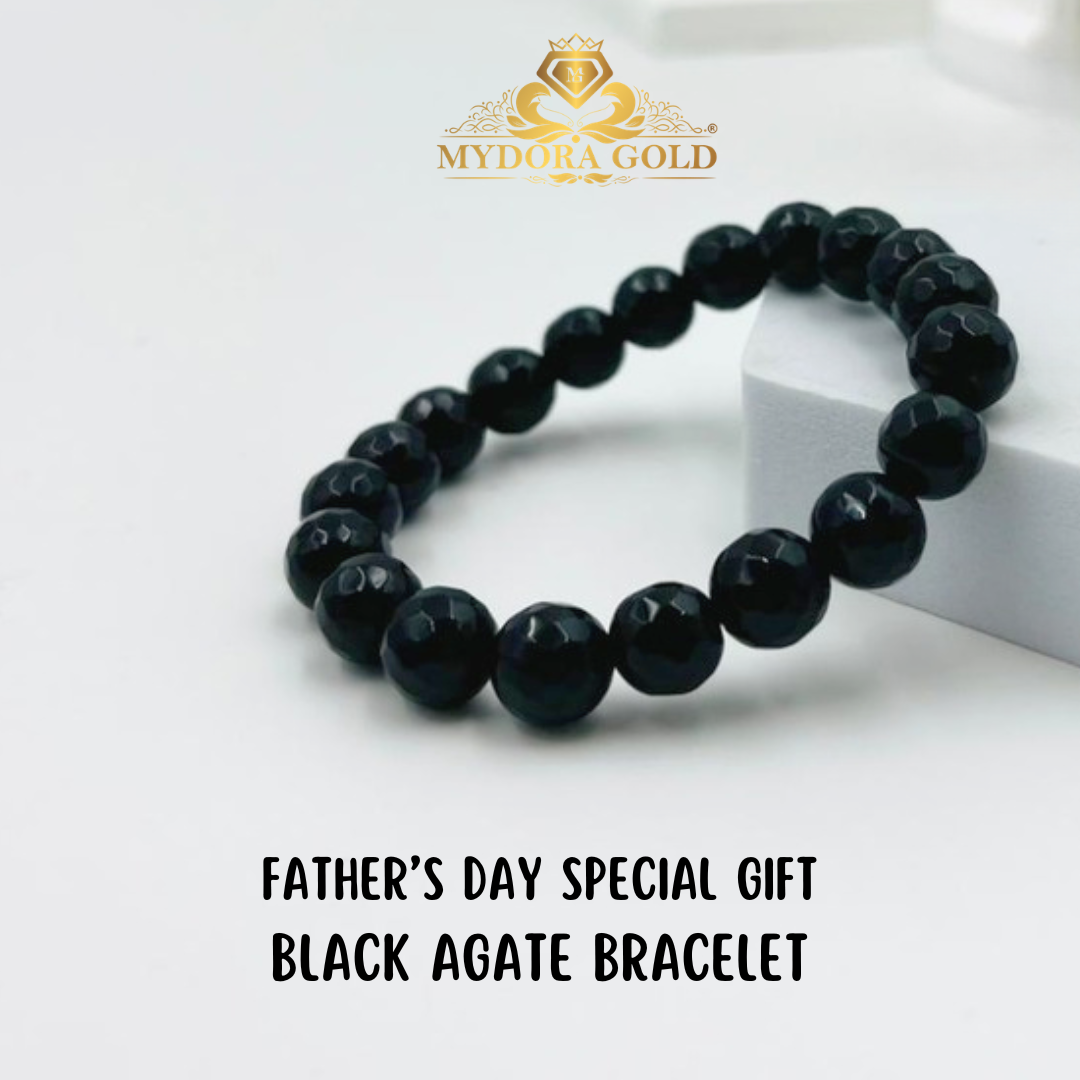 MYDORA Black Agate Bracelet