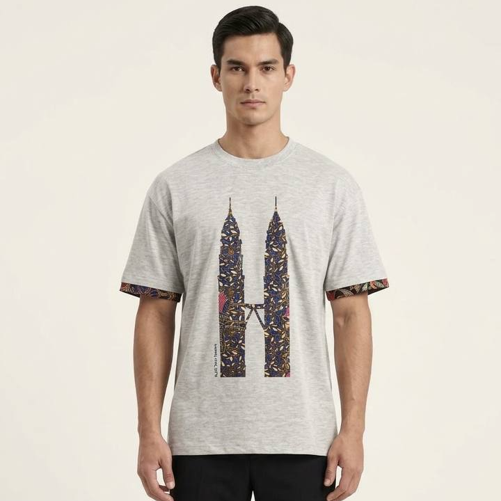 TS5330 - KLCC Twin Towers Batik T-Shirt 