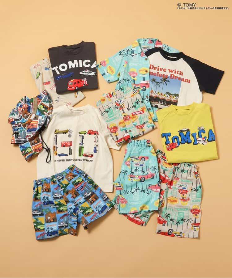 🇯🇵預訂 日本直送🇯🇵Breeze x Tomica系列兩色車車滿印短袖家居服上下套裝