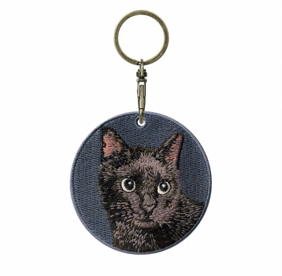 【貓類🐈】雙面刺繡吊飾