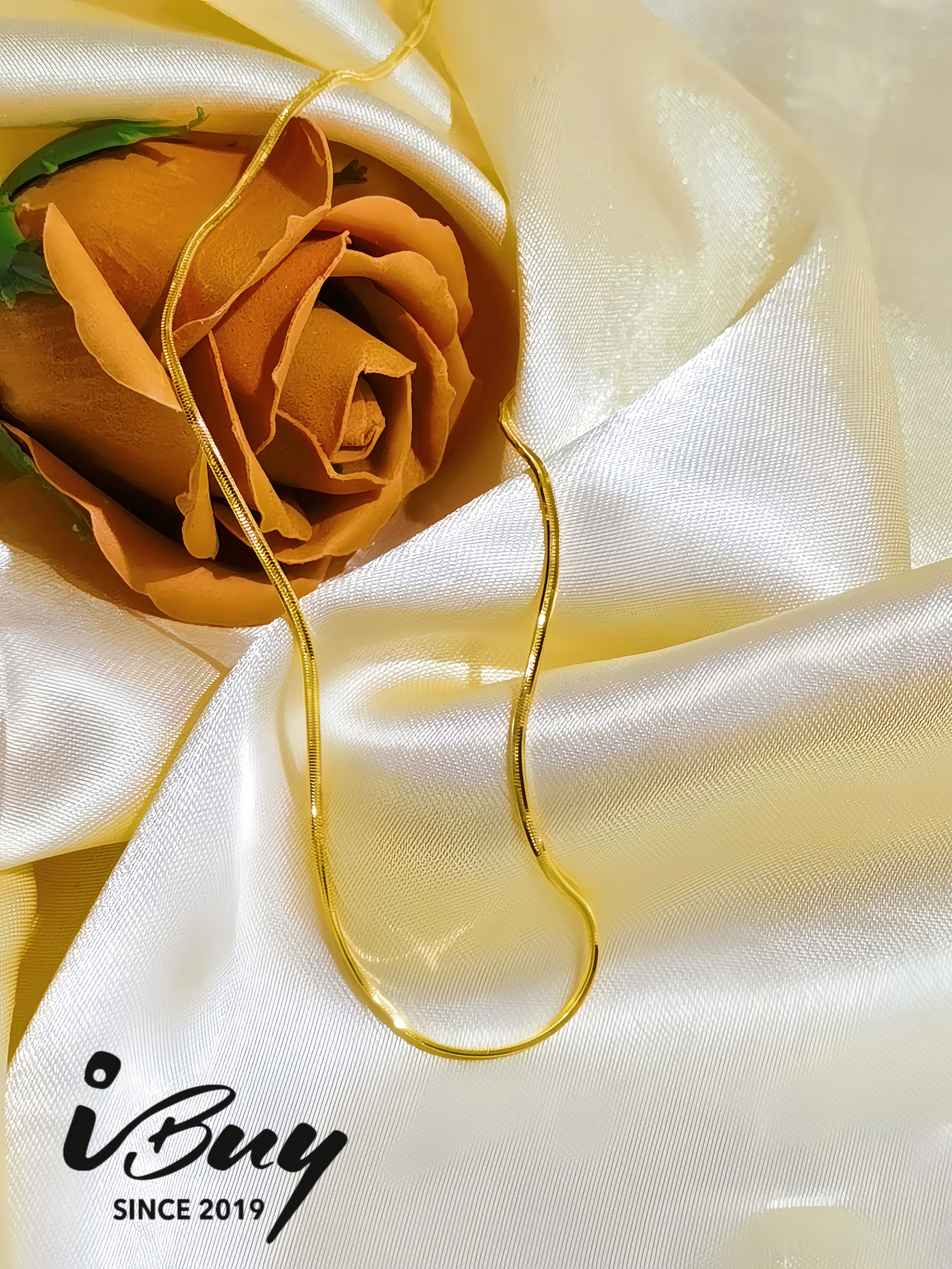 916 GOLD SNAKE BONE NECKLACE (040) 916 金 蛇骨项链(040)