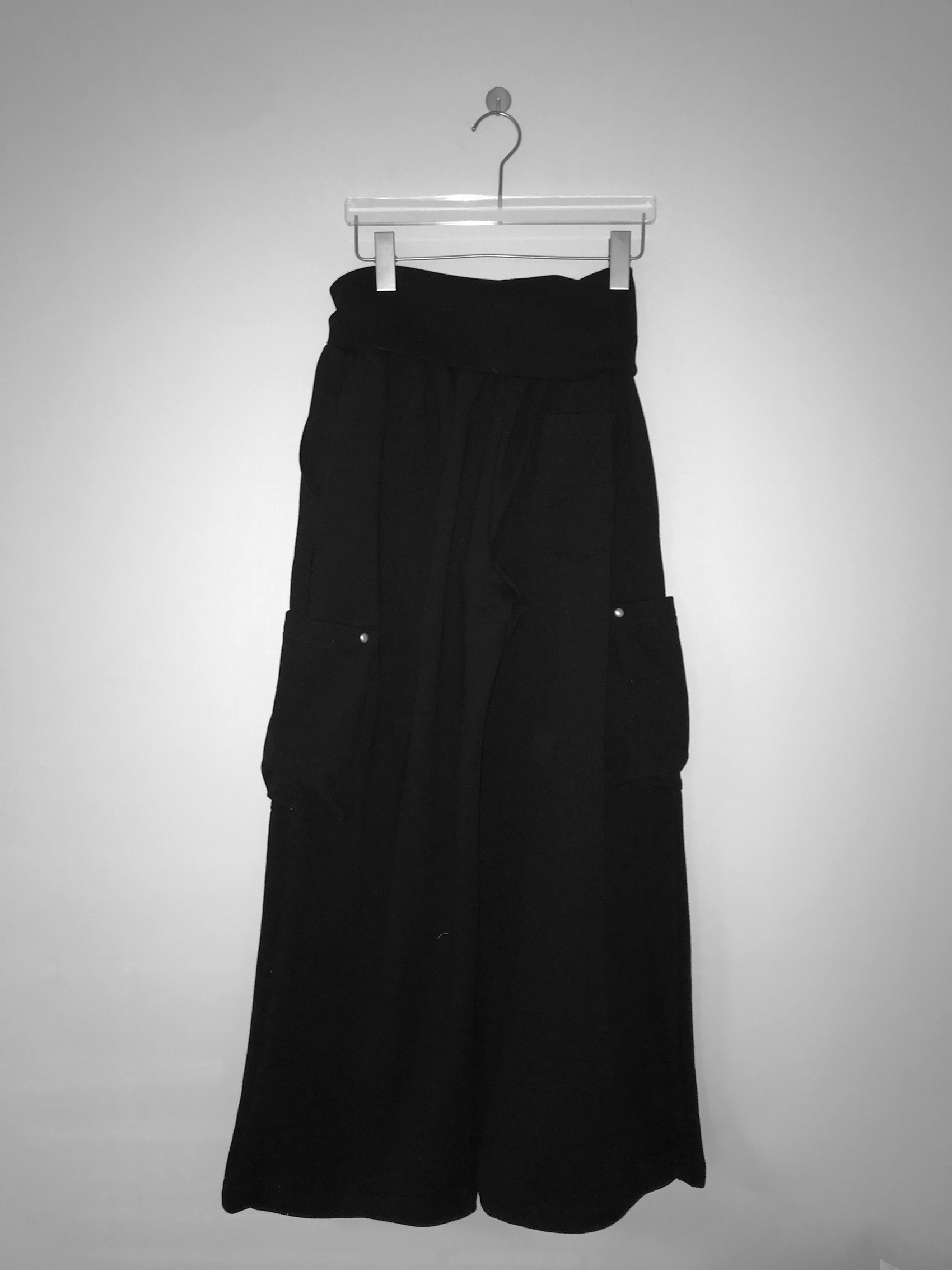 Folded Waist Cargo Sweatpants