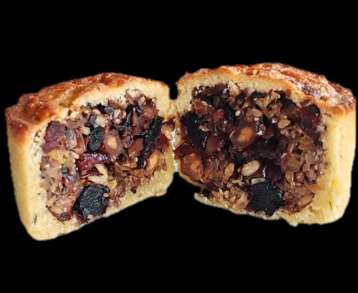 Keto Mini Mixed Nuts Mooncakes - per set of 8 / Pre-Order / Collection 18/9/26 onwards