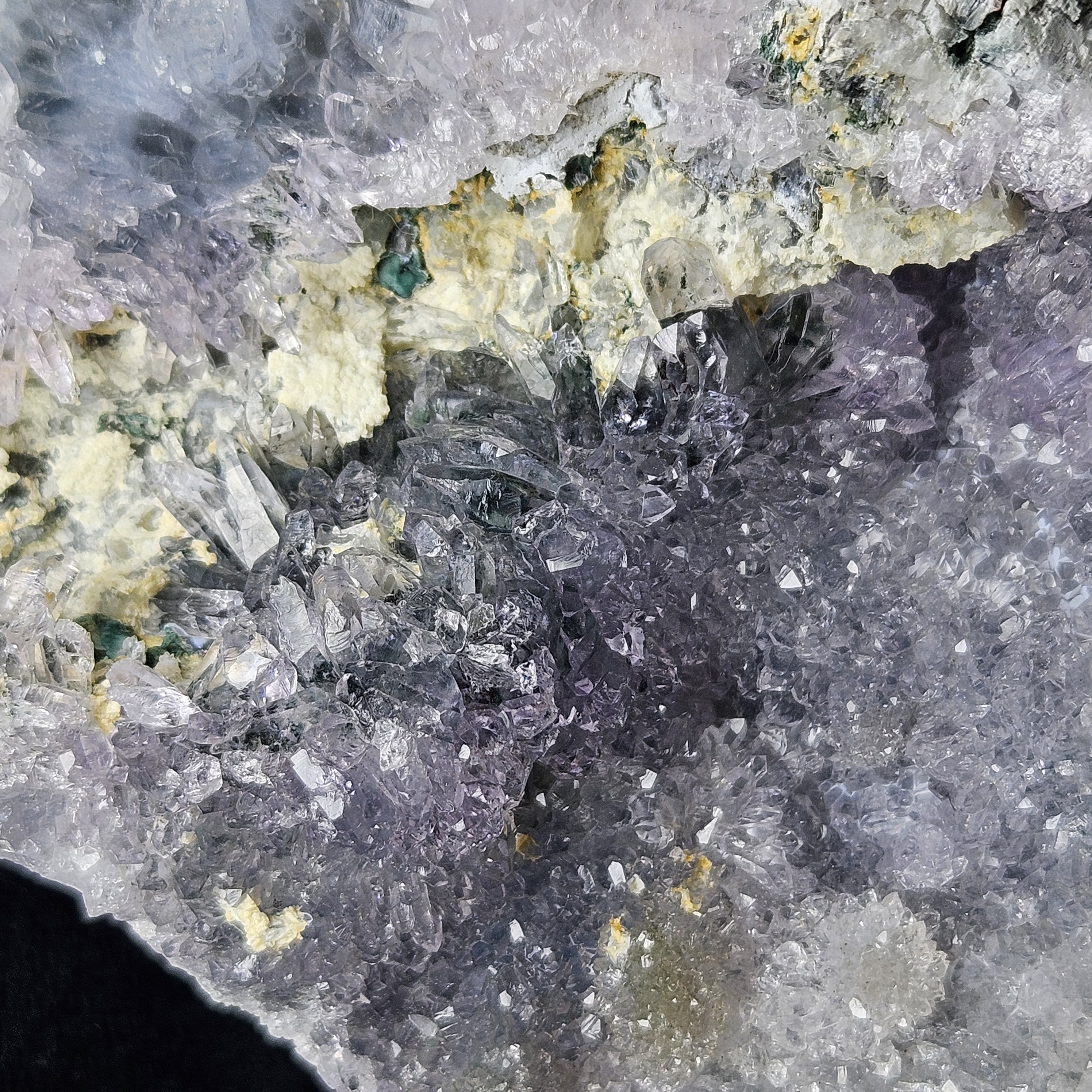 (Co#8545) 天然異象紫晶花片/Galaxy Amethyst Flower Slice