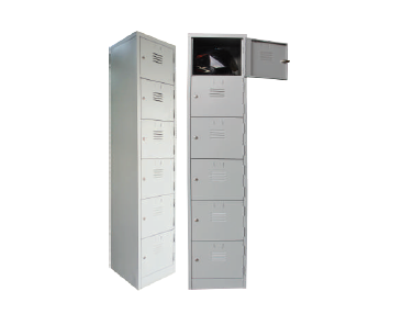 6 Compartment Steel Locker