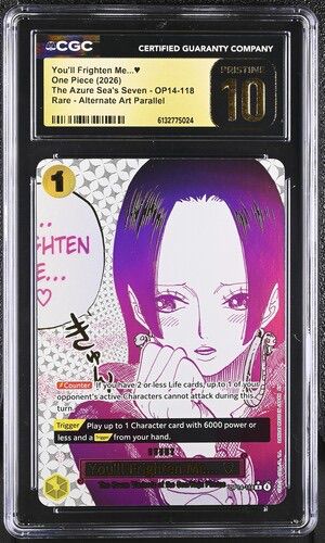 CGC Pristine 10 You’ll Frighten me…❤️ OP14-118 (ENG)