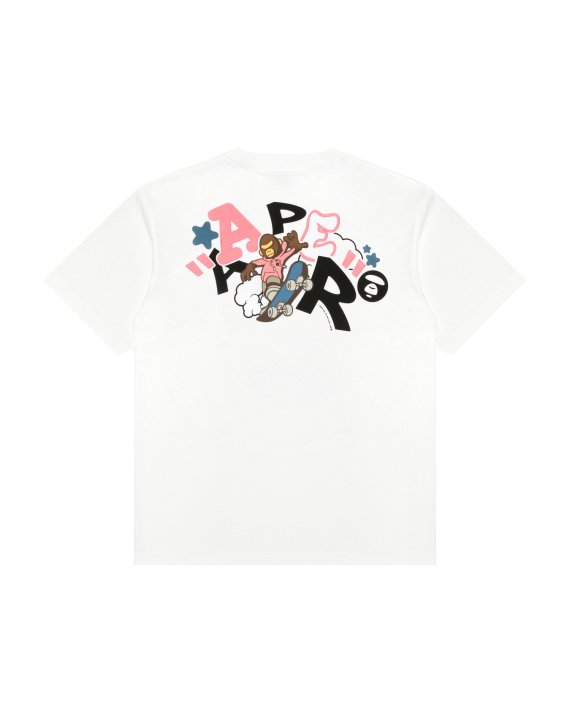 AAPE Relaxed fit AAPER graphic tee (1822) 寬鬆版