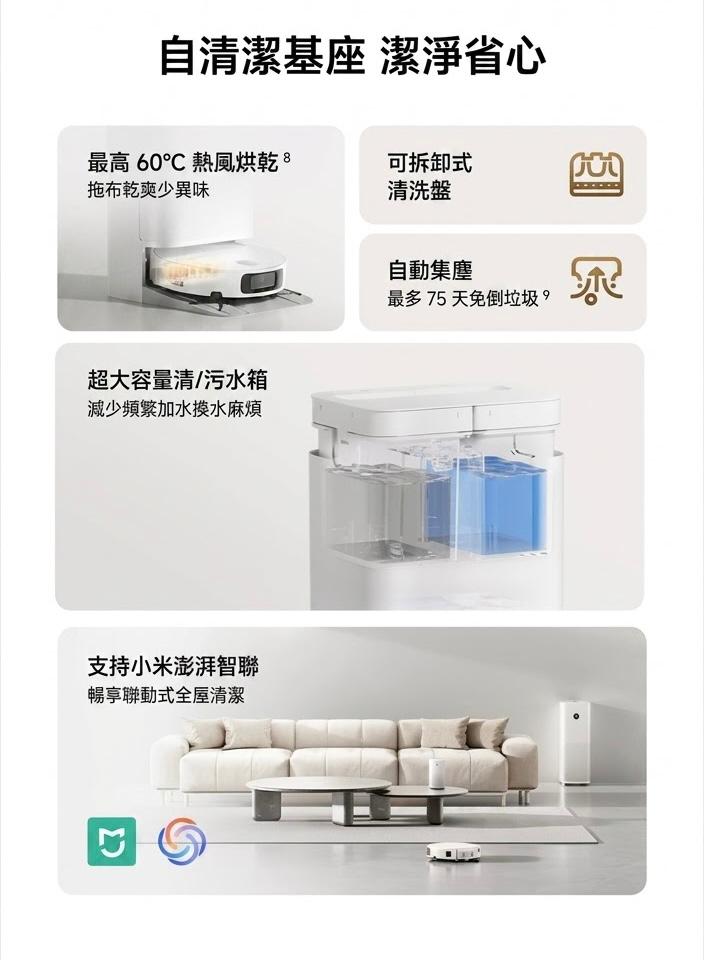 小米 米家掃拖機器人 7C 香港三腳插頭 (預購產品)