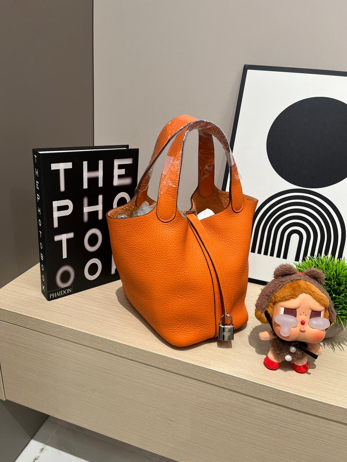 Hermes Picotin 18,STAMP 口O 100%Authentic,95%new ✅key lockpad✅dust bag 