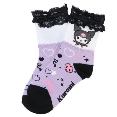 Sanrio系列-Kuromi 小童襪