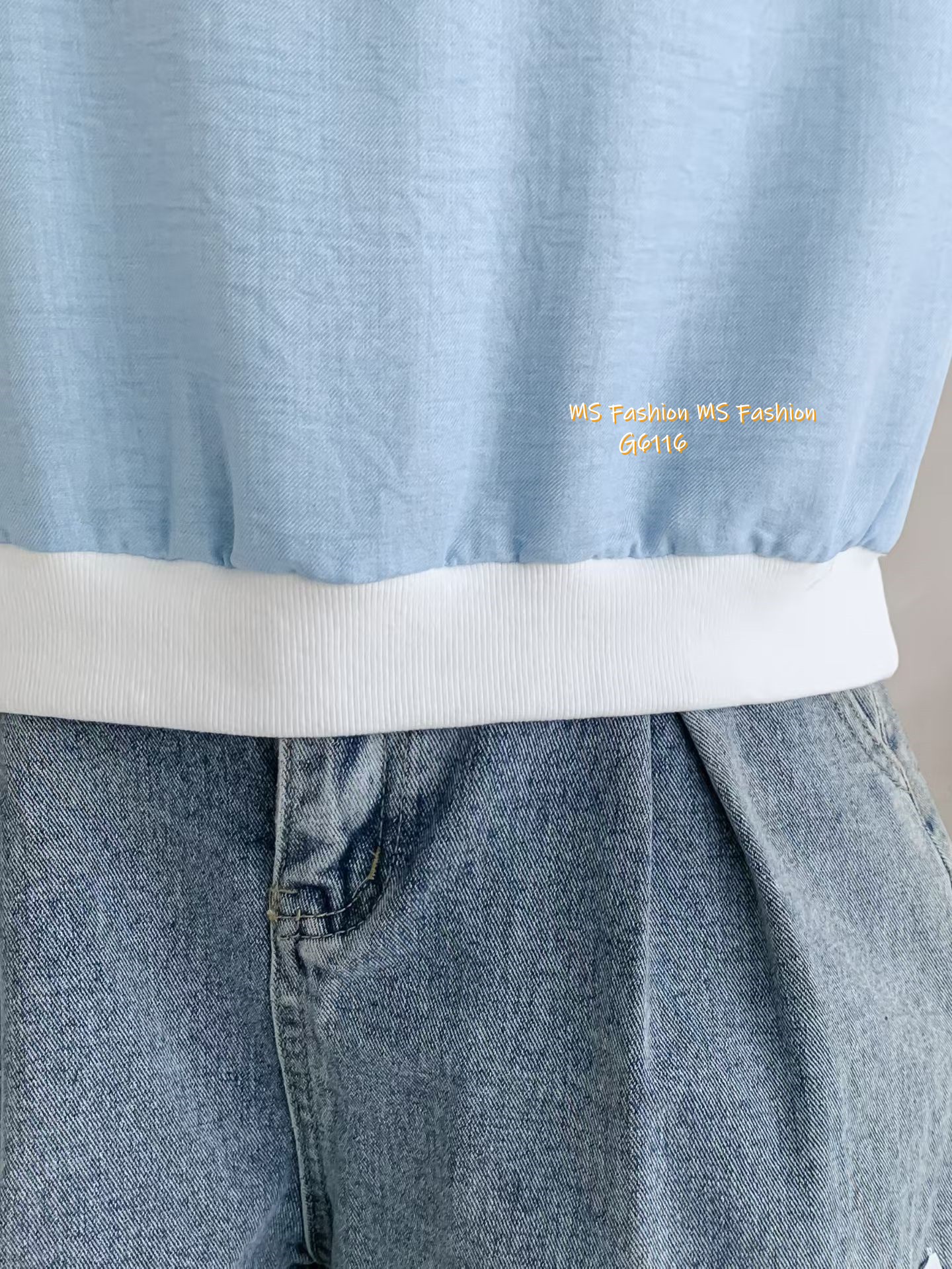 G6116 韓國🇰🇷拼邊字母top