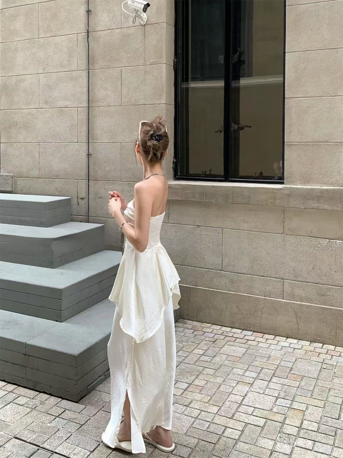 ST288奢简抹胸套装