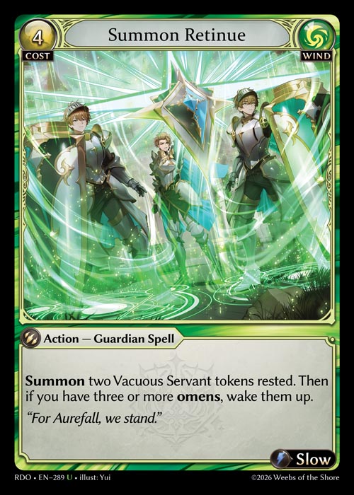 Summon Retinue / RDO-289 (U)