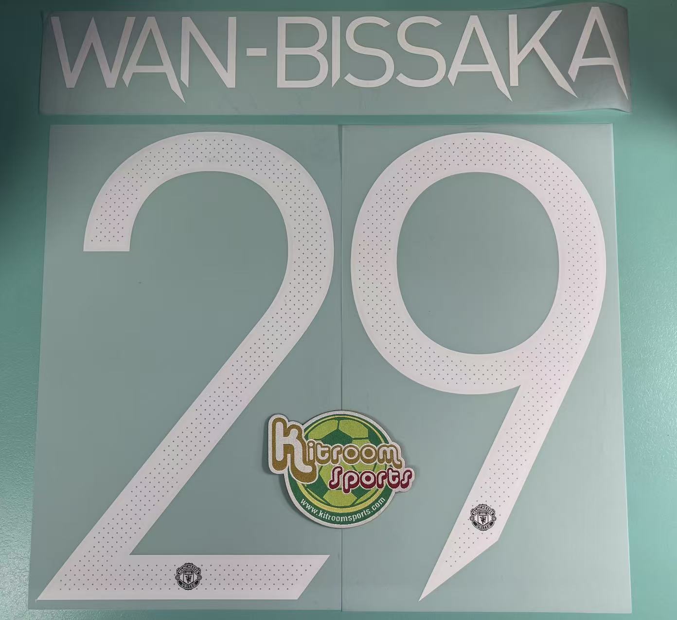 2021-22 Manchester United Home UCL Nameset #29 WAN-BISSAKA