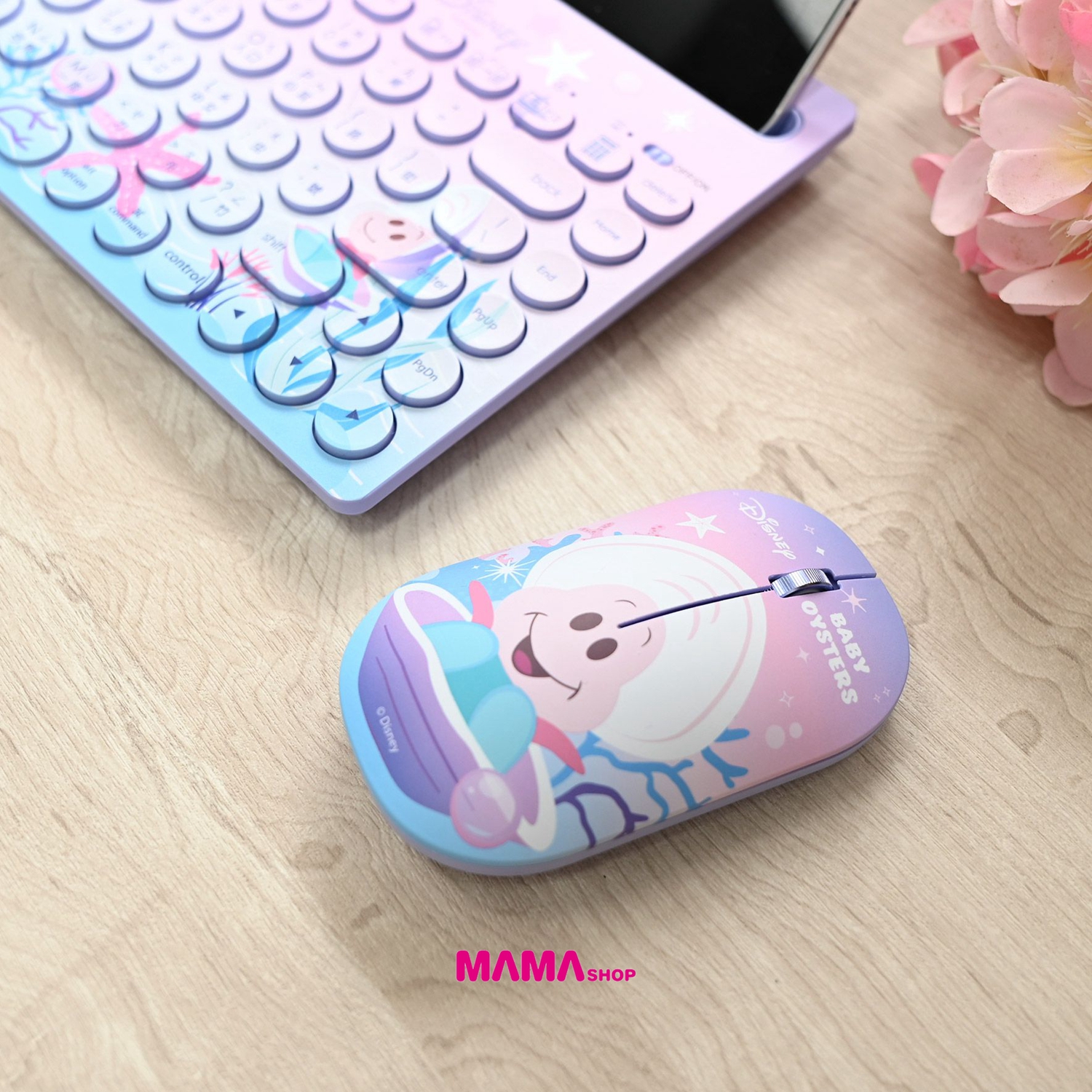 台灣直送愛麗絲夢遊仙境小牡蠣系列藍牙鍵盤 & 滑鼠